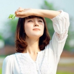 森鹿姑娘,唯美清新风景女头图片