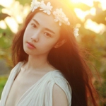 漂亮唯美带花女生头像图片,你的快乐,就是我的欢笑
