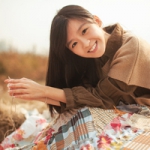 唯美阳光微笑女头图片,每天微笑