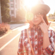 雨夜的一丝阳光,女生阳光唯美可爱头像图片