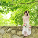 清新穿裙子唯美头像图片,那片微醉阳光