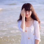 薄荷微凉,简约文艺淡雅清新女头图片