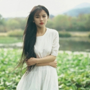 风追烟花雨,森系女生意境头像图片