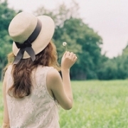 甜了夏天,森系唯美阳光清新女头图片