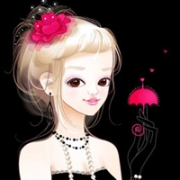 唯美清新插画少女qq头像图片大全