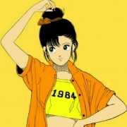 丸子头卡通女孩头像图片