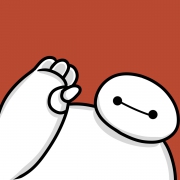 超清可爱超萌大白打招呼头像图片