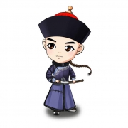 超帅宫廷守卫卡通头像图片