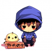 带我回家可爱卡通男生头像图片