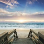 海平线太阳升起头像图片