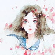 文艺校园风漫画女头图片