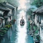 唯美江南水乡风景头像图片