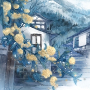 思念故乡手绘头像图片