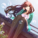 污污的二次元女生漫画头像