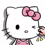 超萌可爱的kitty猫头像图片