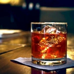 加冰酒杯意境头像图片