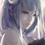 伤感流泪二次元女头图片