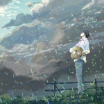 雨中弹吉他男生动漫头像图片