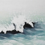 波涛汹涌风景头像图片