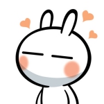 可爱兔斯基高清头像图片