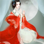 女生头像古风红衣惊艳动漫图片