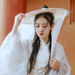 仗剑走天涯的武侠风白衣女生头像图片