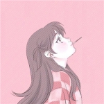 女生的文艺小清新图片卡通头像