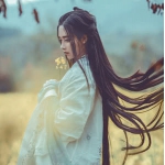 伤感古风长发思念女头图片