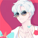 超帅比爱心动漫男头图片