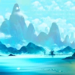 中国风峰峦叠嶂头像图片