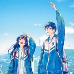 校园漫画情侣头像图片
