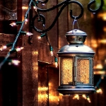 复古怀旧路灯头像图片