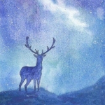 唯美鹿意境头像图片