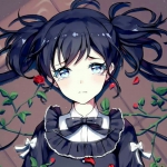 安静伤感孤独漫画女头图片