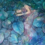 清新漫画治愈系唯美女头图片