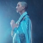 修身养性和尚帅气侧脸头像图片