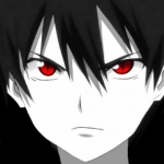 超酷红眼霸气动漫男头图片