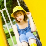 清新黄色系神仙女头图片