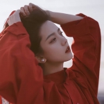 伤感惊艳精致红衣女头图片