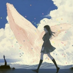 励志女生动漫头像图片