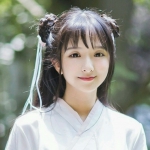 古风丸子头可爱高清女头图片