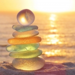 唯美晶莹剔透石头风景头像图片