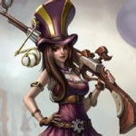 lol英雄联盟皮城女警凯特琳头像图片