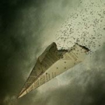 简单唯美纸飞机头像图片