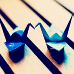 千纸鹤唯美意境清新头像图片