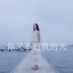 女生面朝大海带字头像图片,就像蓝鲸忘了海