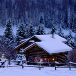 相约在冬季,唯美冬天雪景头像图片