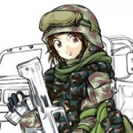 单人军人女兵头像图片大全