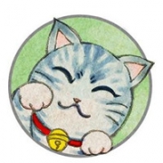2022女人好运招财猫咪微信头像