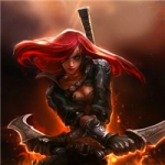 lol英雄联盟卡特不祥之刃卡特琳娜头像图片